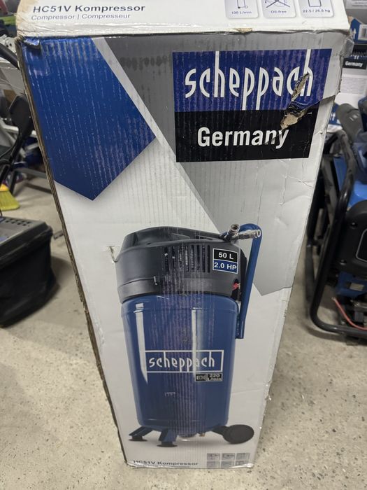 Compresor 50L scheppach 10 bari