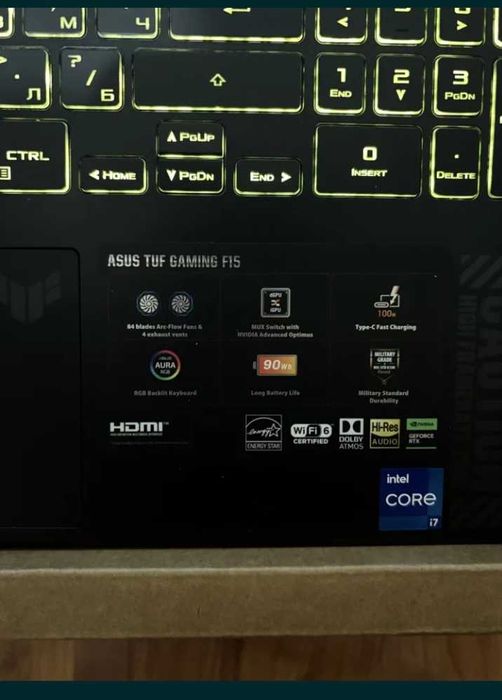 Гейминг лаптоп Asus tuf F15