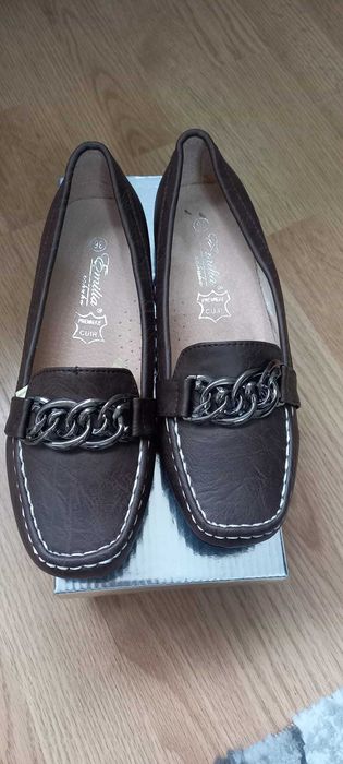 Mocasini dama 36 piele naturala,noi