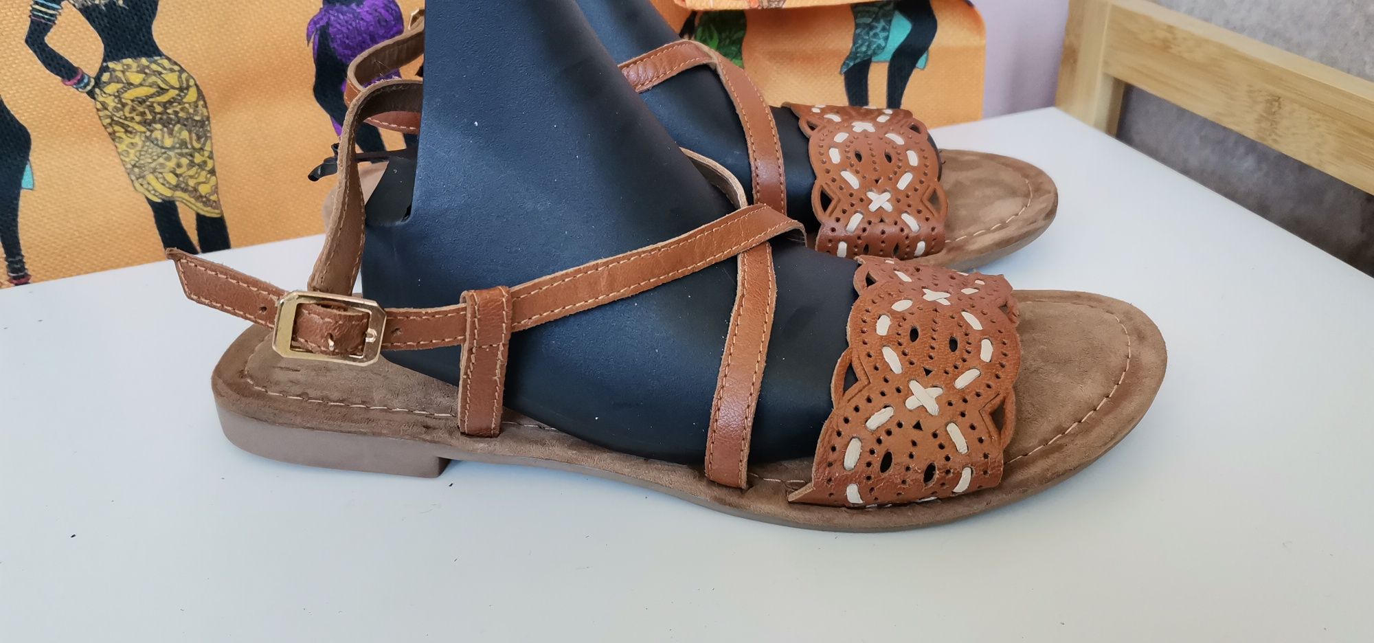 Сандали Tamaris 39н.Естествена кожа