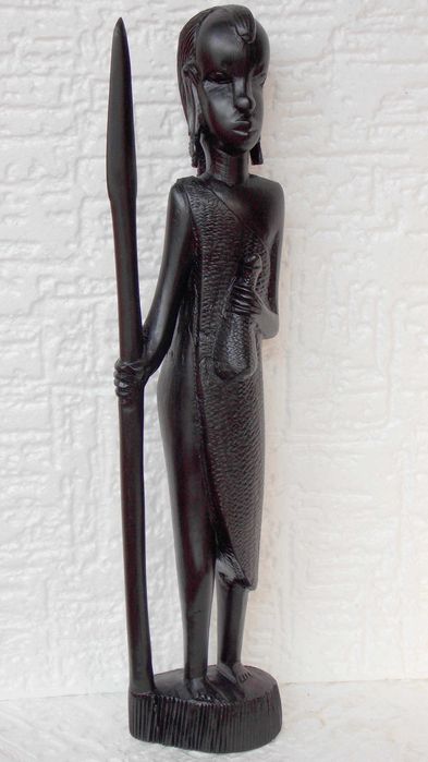 statueta abanos,sculptura,arta africa statuie veche antic vintage