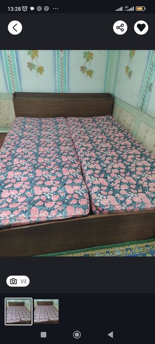 Двухспальная кровать