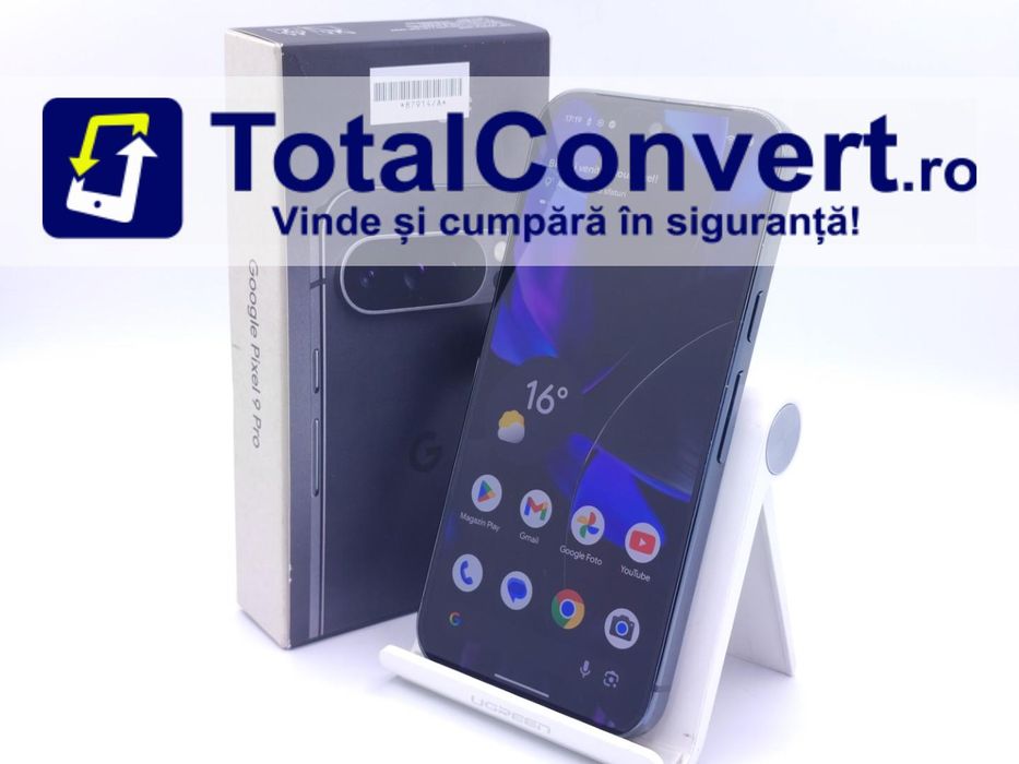 Google Pixel 9 Pro 512GB Black 16GB Single, Garantie 24 luni | #D87914