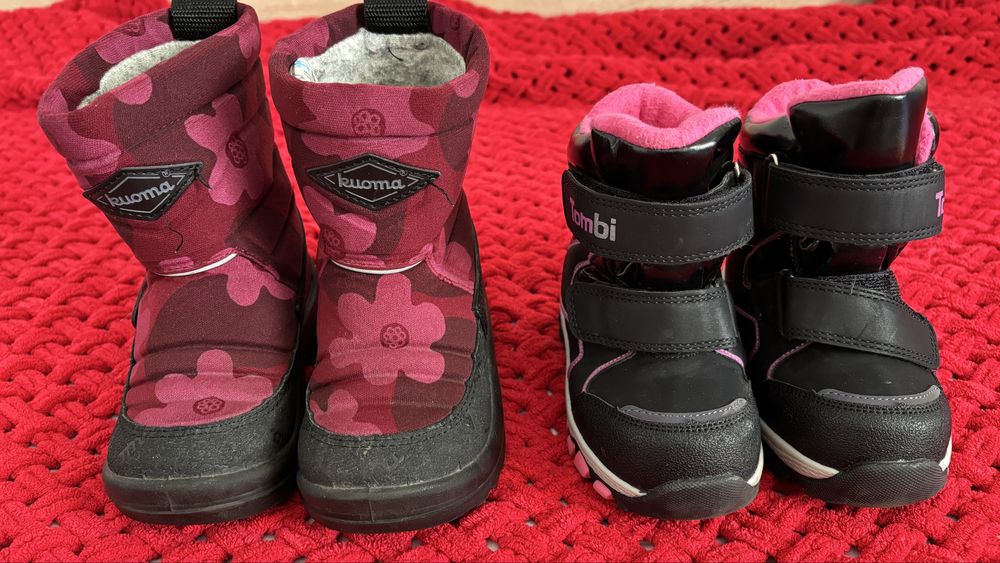 Зимние ботинки, сапоги на девочку 23 размер