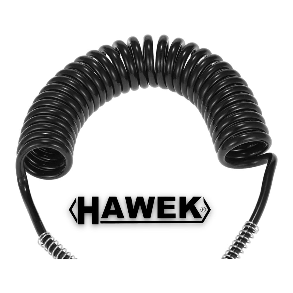 Спирален маркуч за въздух с бързи връзки HAWEK