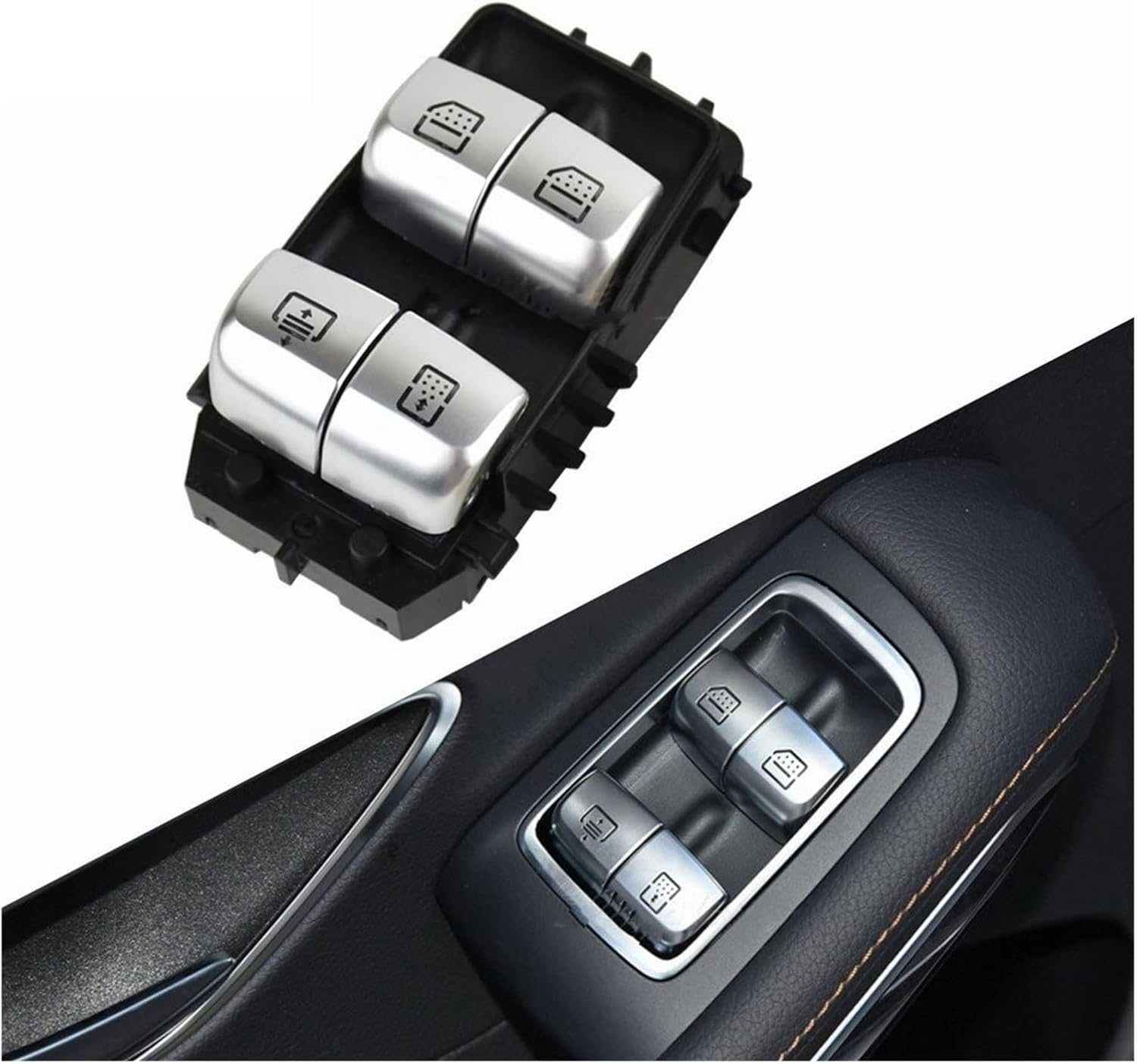 Comutator geamuri electrice consolă butoane usă spate Mercedes s w222