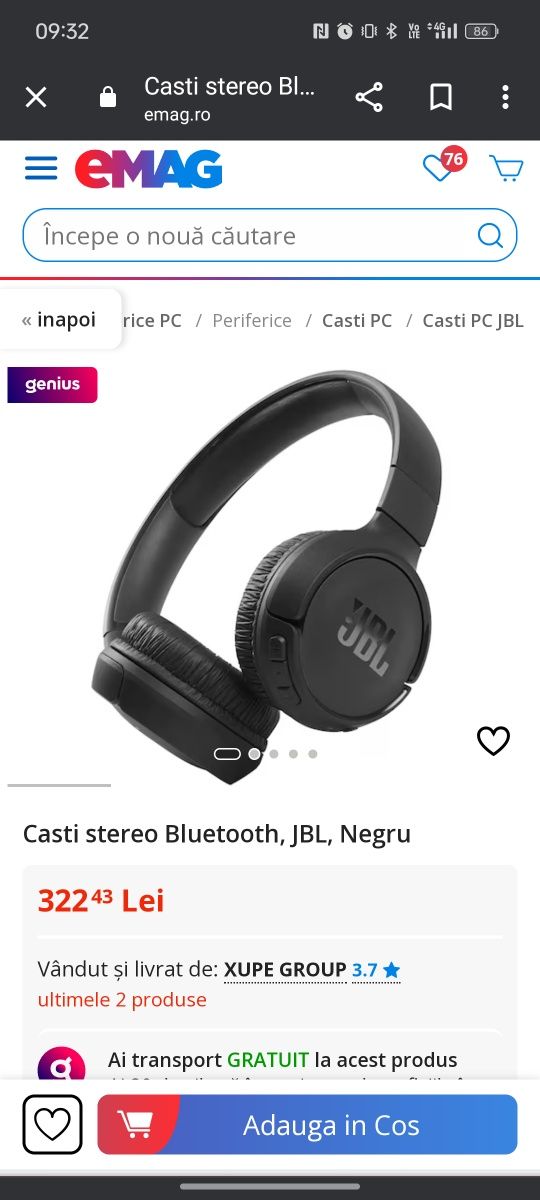 Vând căști jbl desfăcute