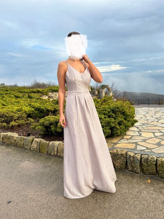 Абитуриентска рокля за кума/сватба/бал/дълга/официална/повод