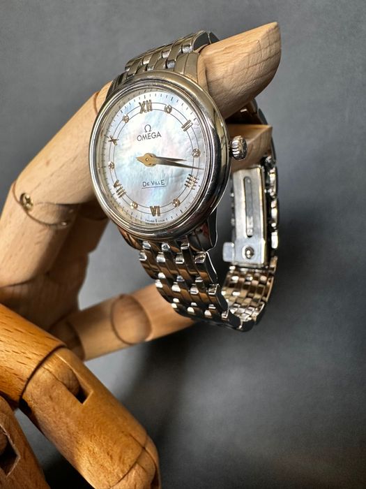 Ceas damă OMEGA De Ville Prestige cu diamante
