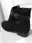 Botine Clarks negre piele