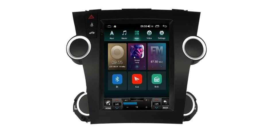 Toyota Highlander 2007 - 2013 Tesla Android Mултимедия/Навигация