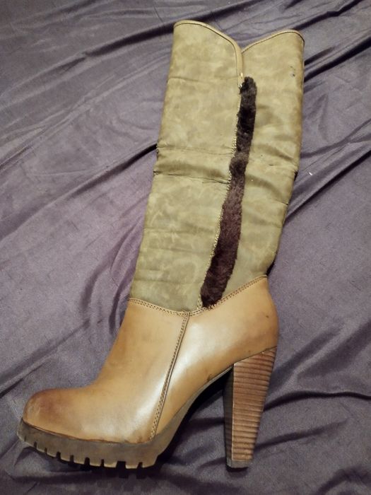 Cizme lungi,îmblănite