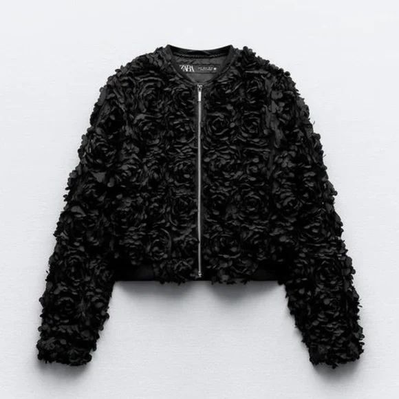 Яке Зара Бомбър с 3D апликации