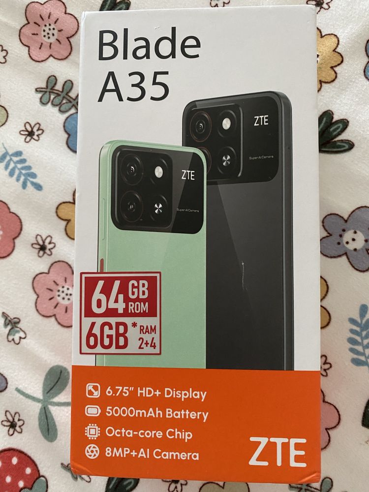 Telefon ZTE Blade A35 go edition memorie 64 GB, memorie RAM 6GB