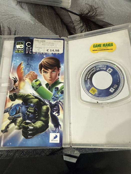 psp Използван Ама работи само батерията му е малко счупен