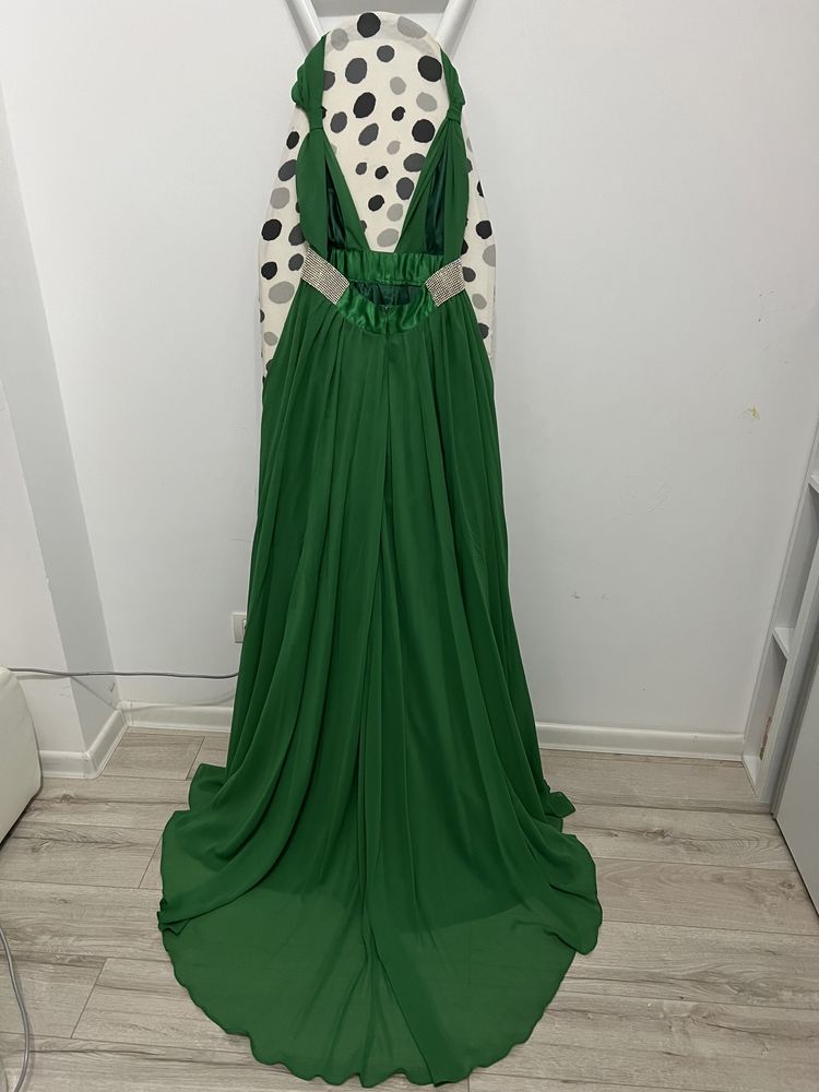 Rochie de ocazie verde smarald