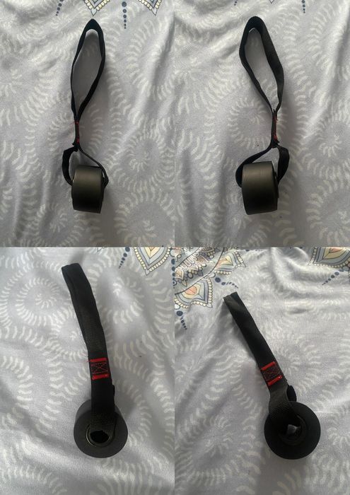 Ancoră ușă pentru benzi elastice, negru