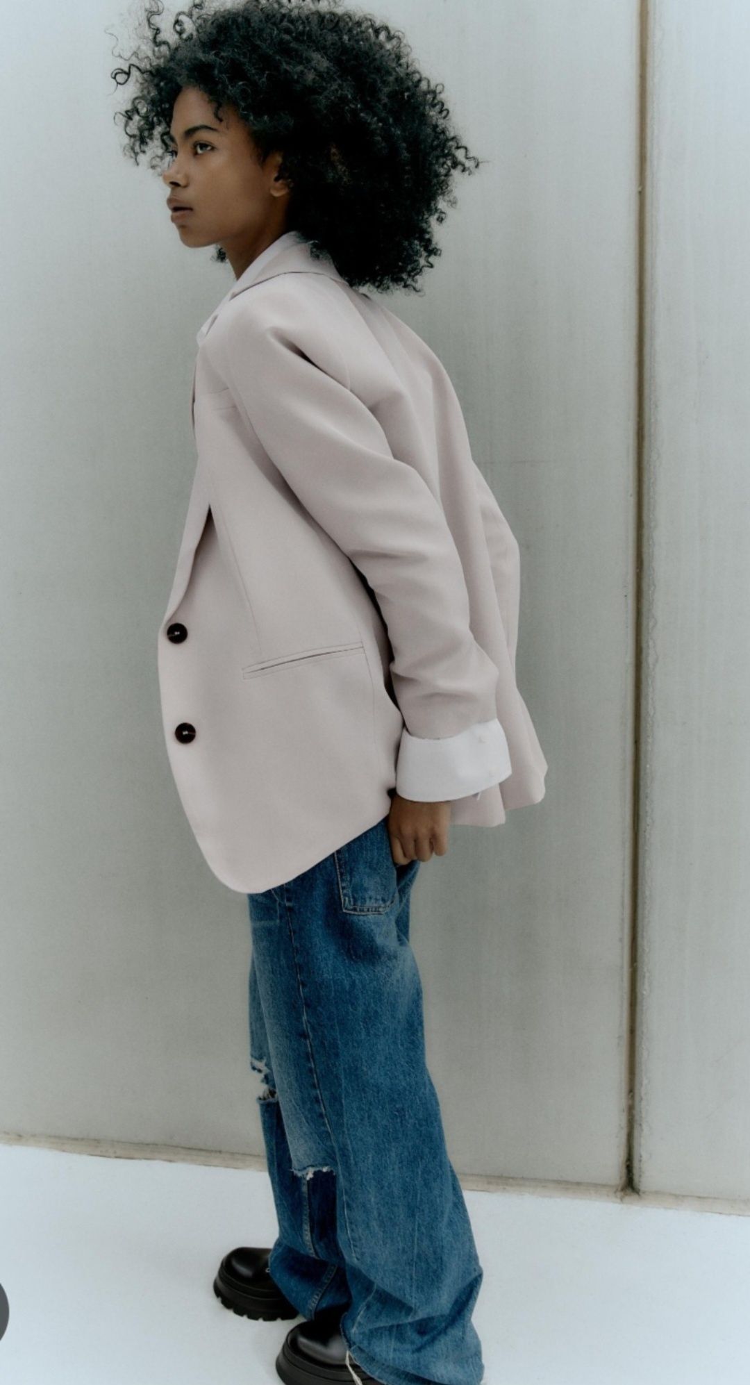 ZARA сако oversize XS