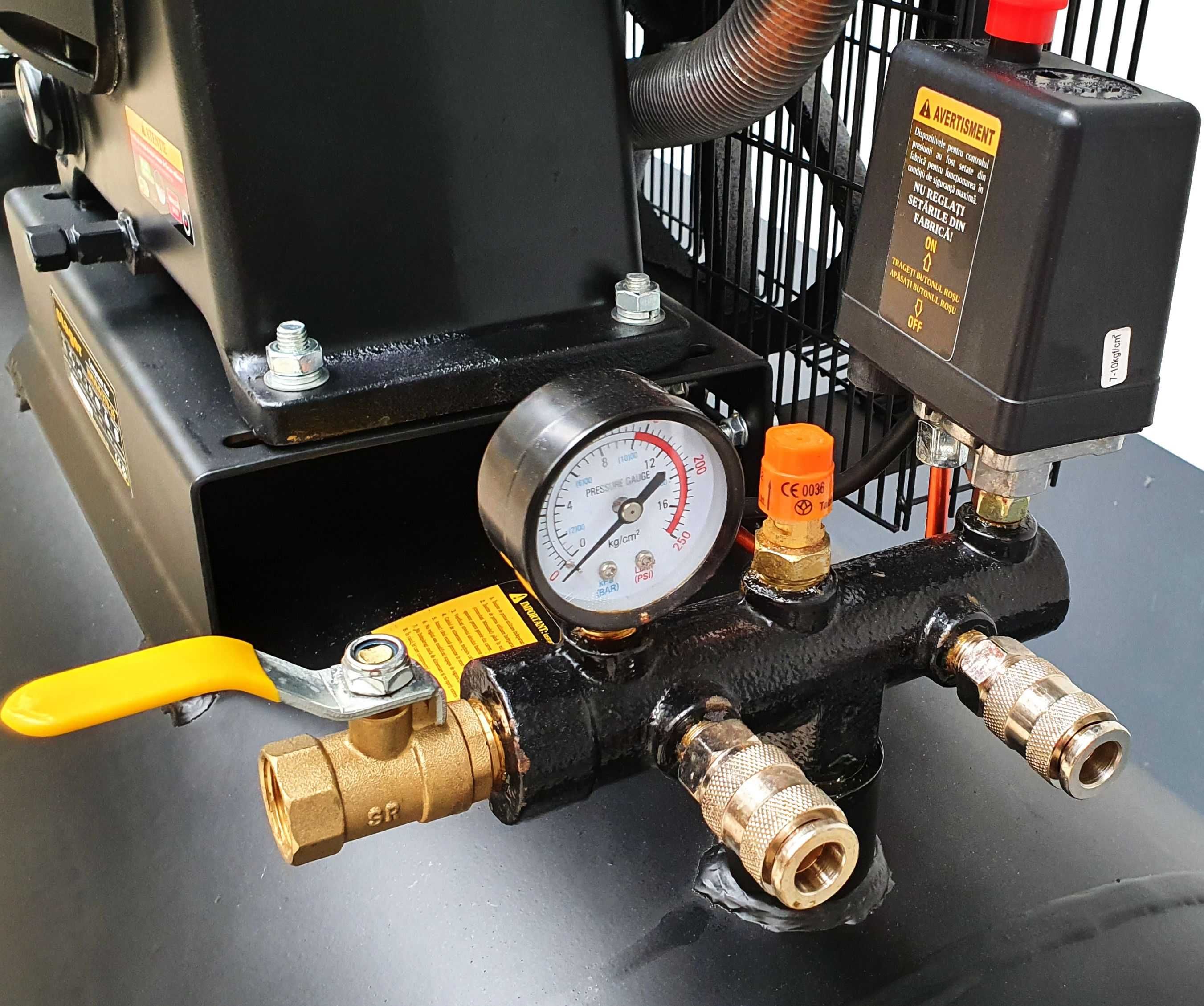 Compresor Aer Stager Air 60C370 5.5CP 600L/min 10Bar 370L Stoc Cernica