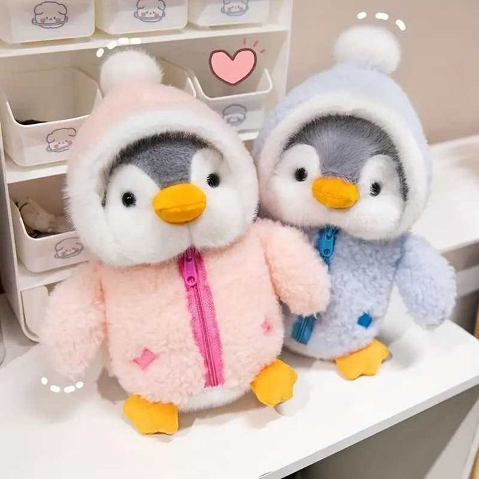 Нова плюшена играчка Пингвин, два цвята