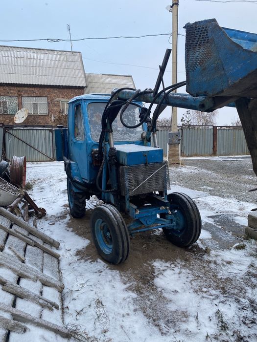 продам трактор самоделка с куном лопатой