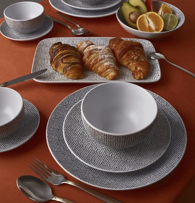 Керамический набор посуды на 10 персон 52 предмета