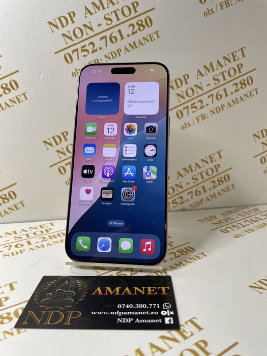 NDP Amanet Braila Iphone 16 Pro Max 256 gb (39394)