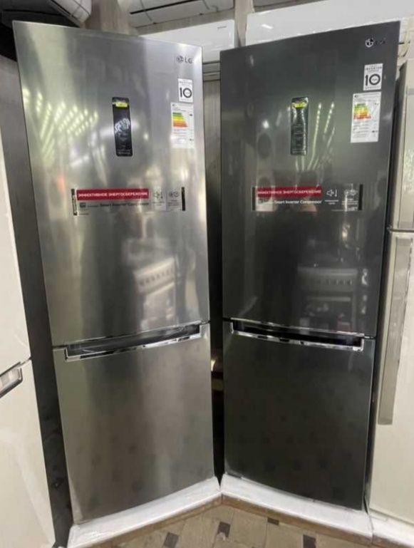(LG) New Холодильник двухкамерный Door Cooling+Inverter Premium