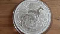 Сребърна монета Годината на коня