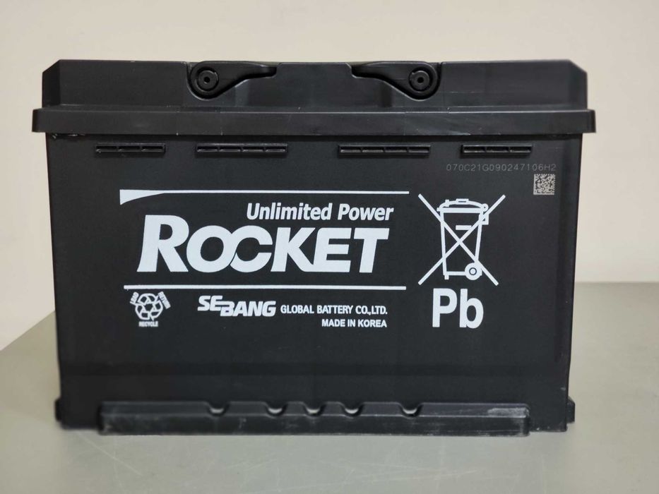 Аккумулятop Roсkеt АGМ70L-DIN 70Аh (AGM70L3) система Start/Stop.