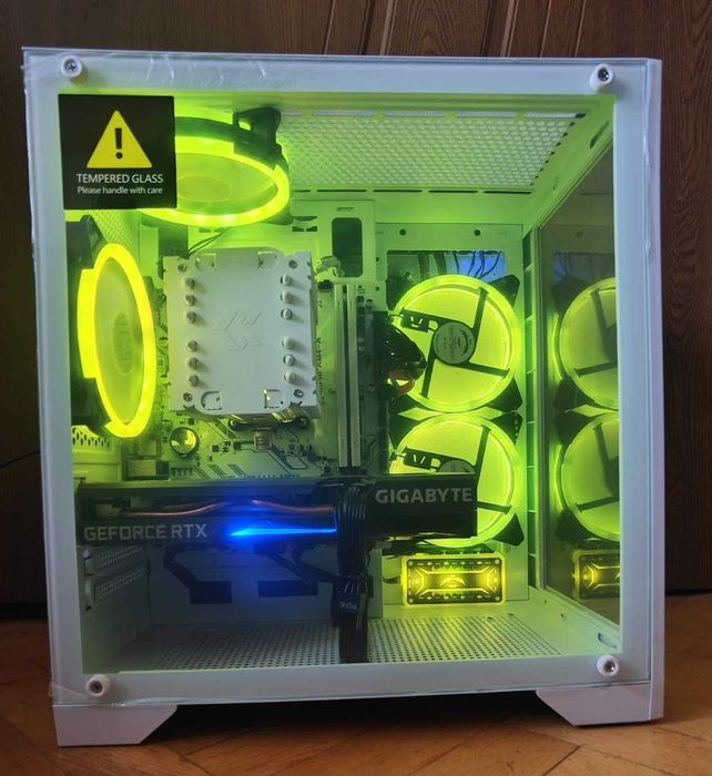 Геймърски компютър Ryzen 5500, GeForce RTX 3060ti,32gb ddr4,1tb ssd