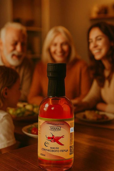 Масло стручка перца 250мл  (Қизил қалампир мойи) НОВИНКА!!!