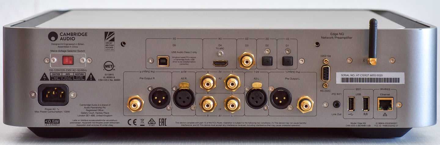 Cambridge Audio EDGE NQ streamer/dac/preamplificator