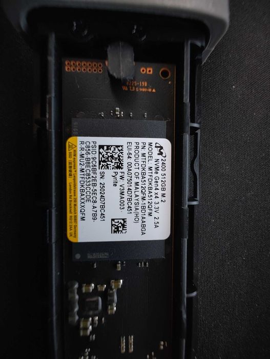 512 Gb SSD M.2 by Micron (твердотельный жёсткий диск)