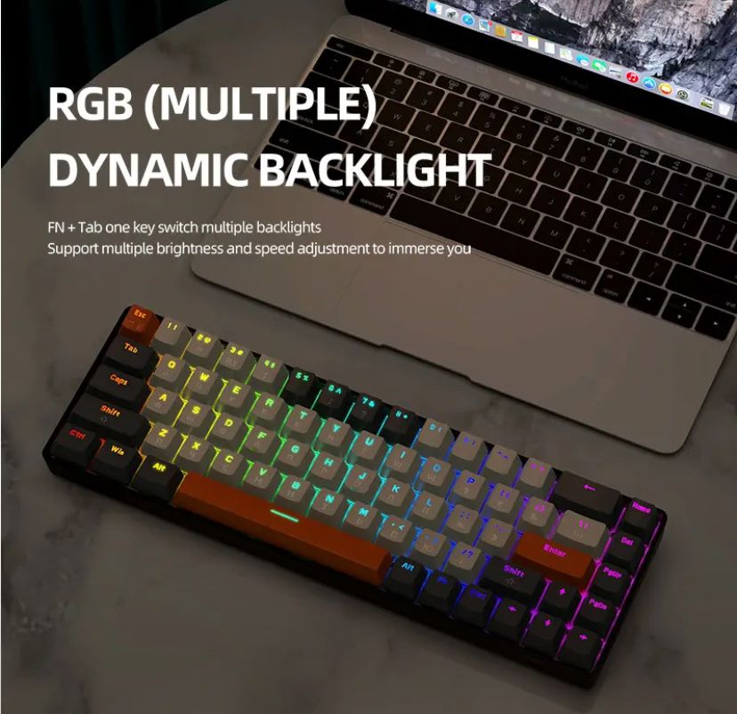 RGB Ziyoulang T8 механическая клавиатура, klaviatura, мышка