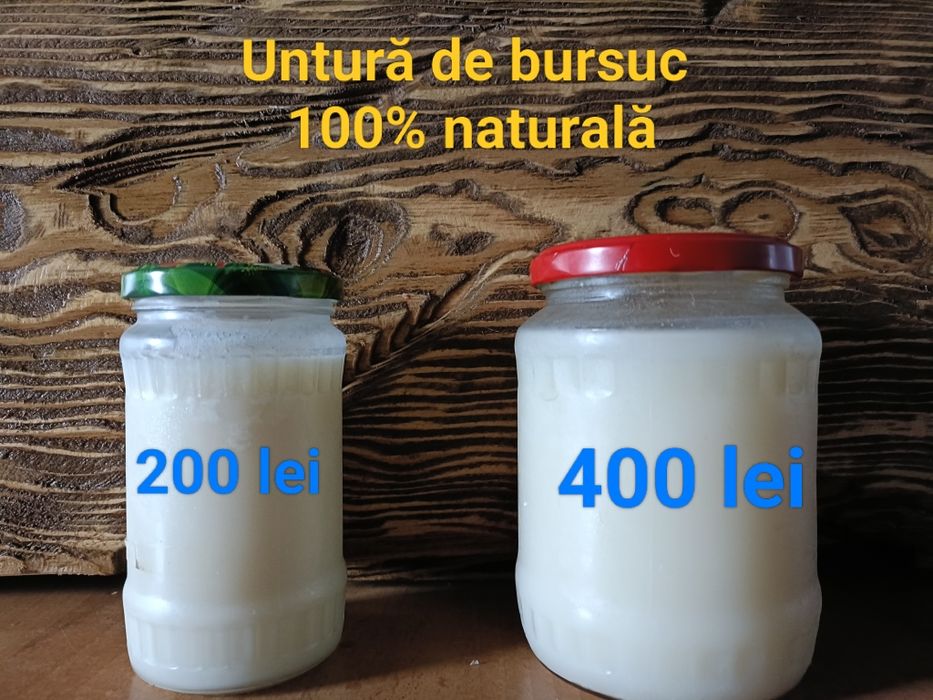 Untură de bursuc100% naturală (2025)