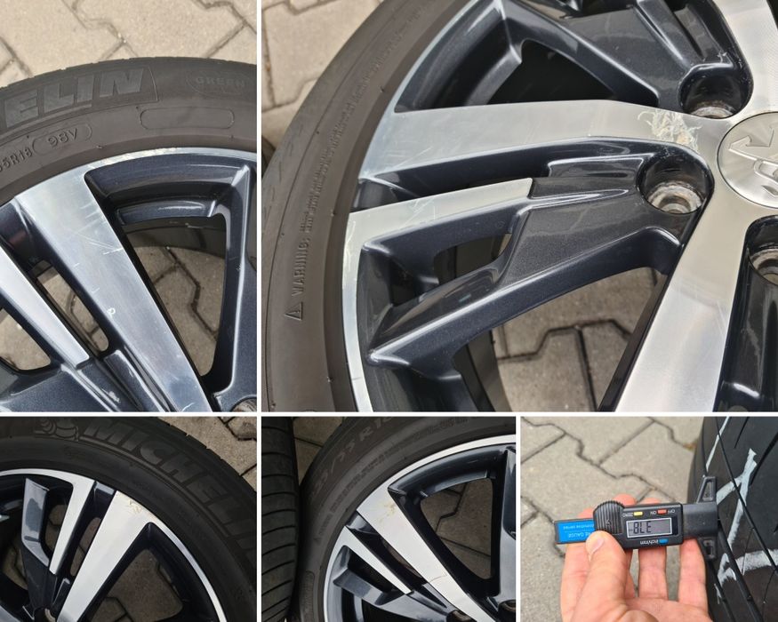 Jante bicolore Peugeot 3008/5008/508/407,18" Citroen C5/Ds7,Ford,Volvo