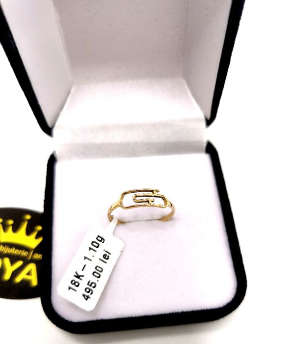 Bijuteria Royal inel din aur 18k 1.10 gr