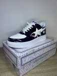 Bapesta Shark Black and White