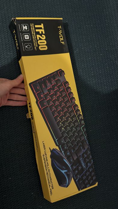 tastatura t wolf tf200 + mouse