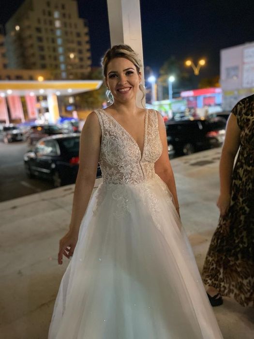 Rochie de mireasa+voal Mărimea 36/38