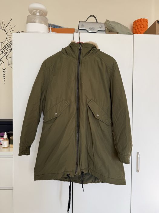 Зелено яке тип парка Zara