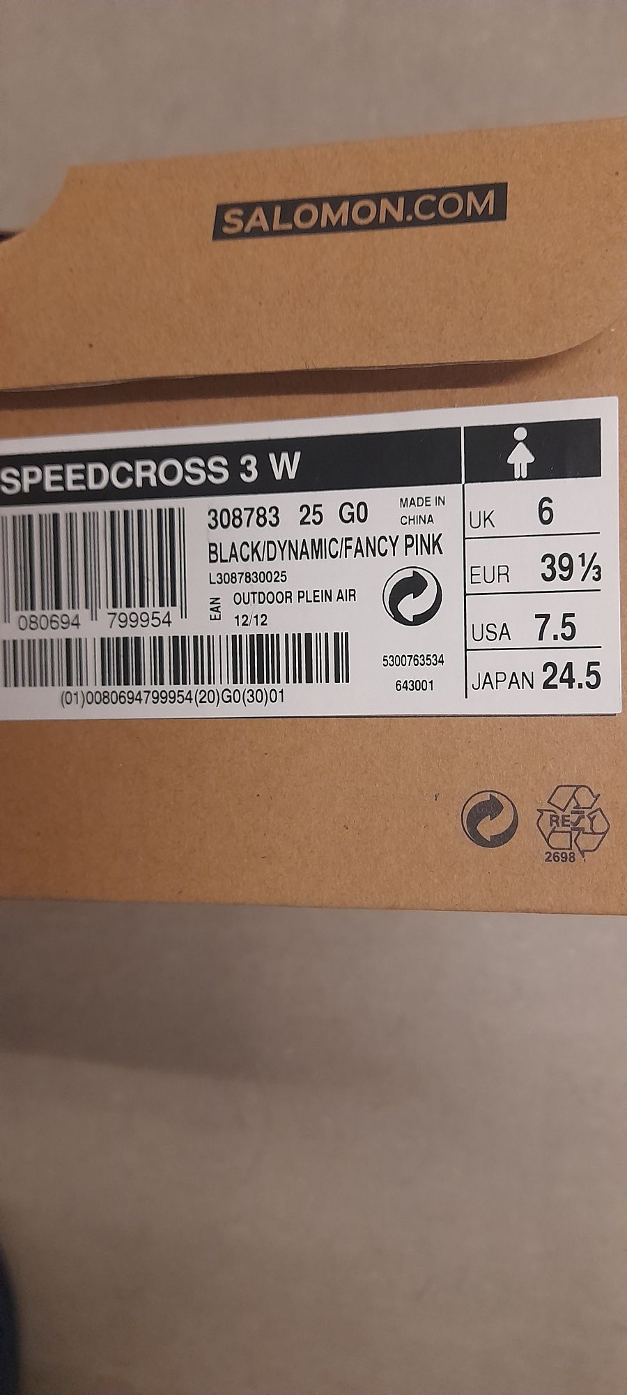 Salomon Speedcross 3W - 38 номер