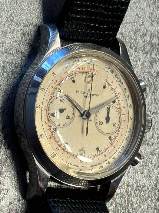 Ceas Ulysse Nardin chronograph vintage anii 60 diametru 40mm