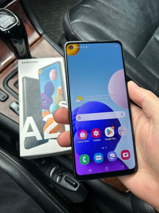 Samsung A21C полный оригинал ремонт болмаган каробка бар телефон