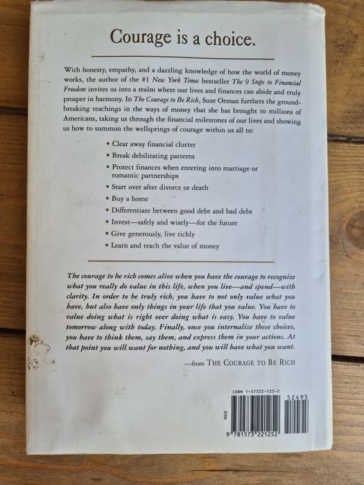 The Courage to be Rich de Suze Orman