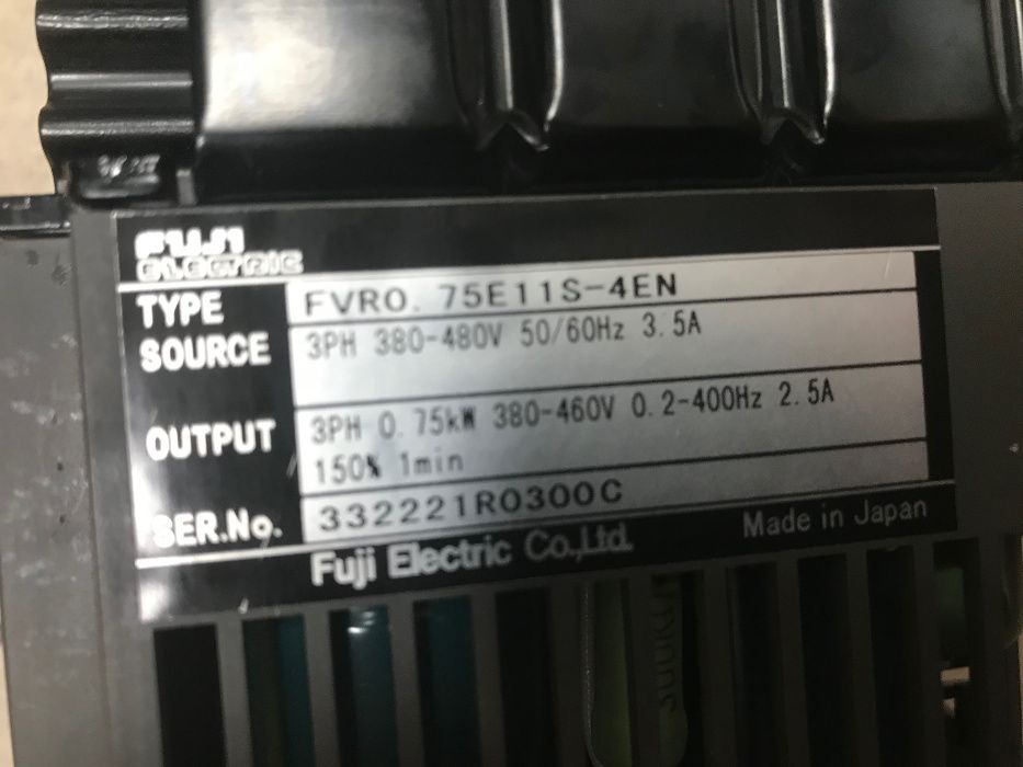 Честотен регулатор(инвертор) FUJI FVRO 0,75кw/400V