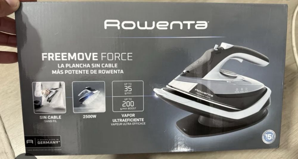 Fier de calcat fara fir Rowenta ca statia de calcat