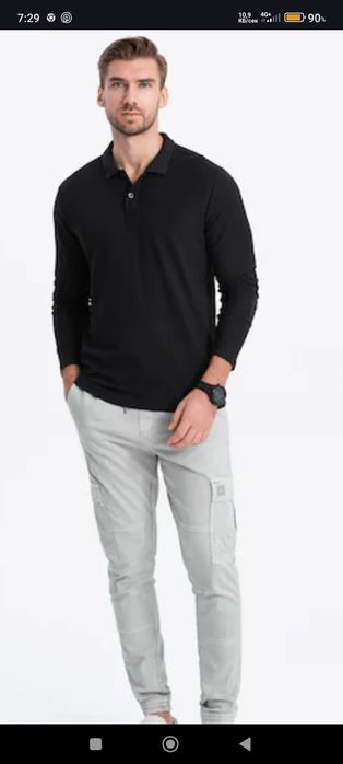 Блуза Ombre - сив и черен цвят (нови, с етикет)