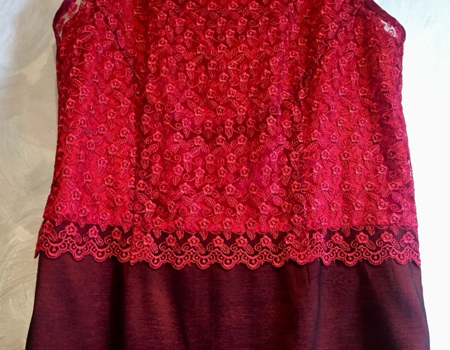 Rochie-compleu de ocazie/nunta/nasa, rosie